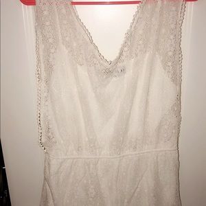 Lace romper